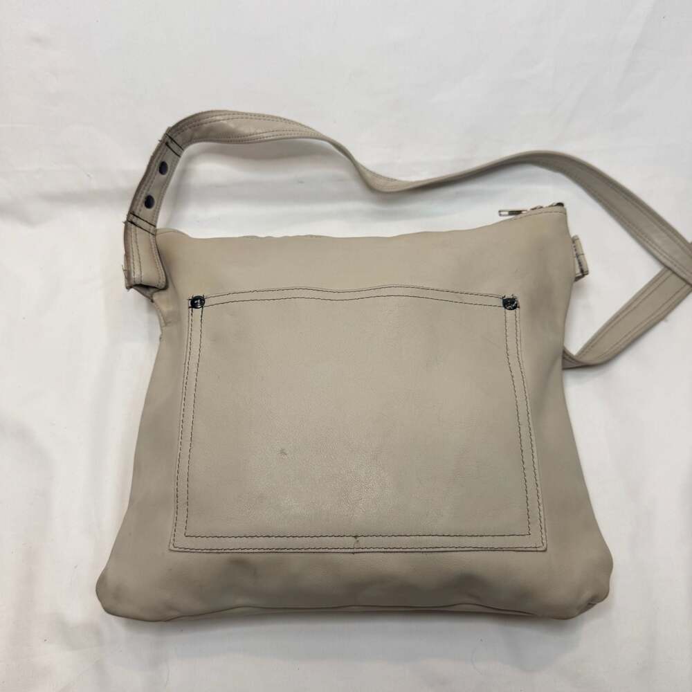 Shift Julie Kramer Beige Leather Crossbody Bag